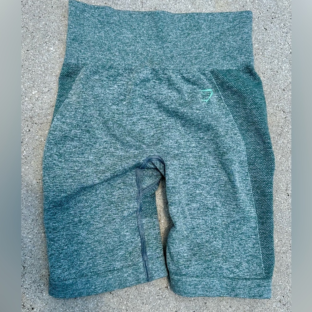 Gymshark Flex Green Bike Shorts XS